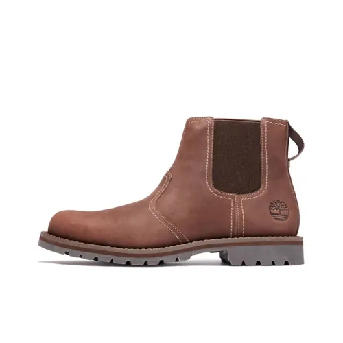 Timberland Larchmont Chelsea Boots Men Mid-Top Light Brown