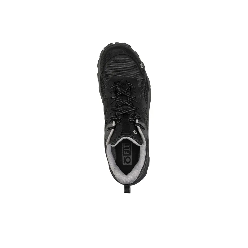 Oboz Footwear Katabatic Cushioning Wear-Resistant Low-Top Outdoor Shoes Men's Gray Black-3