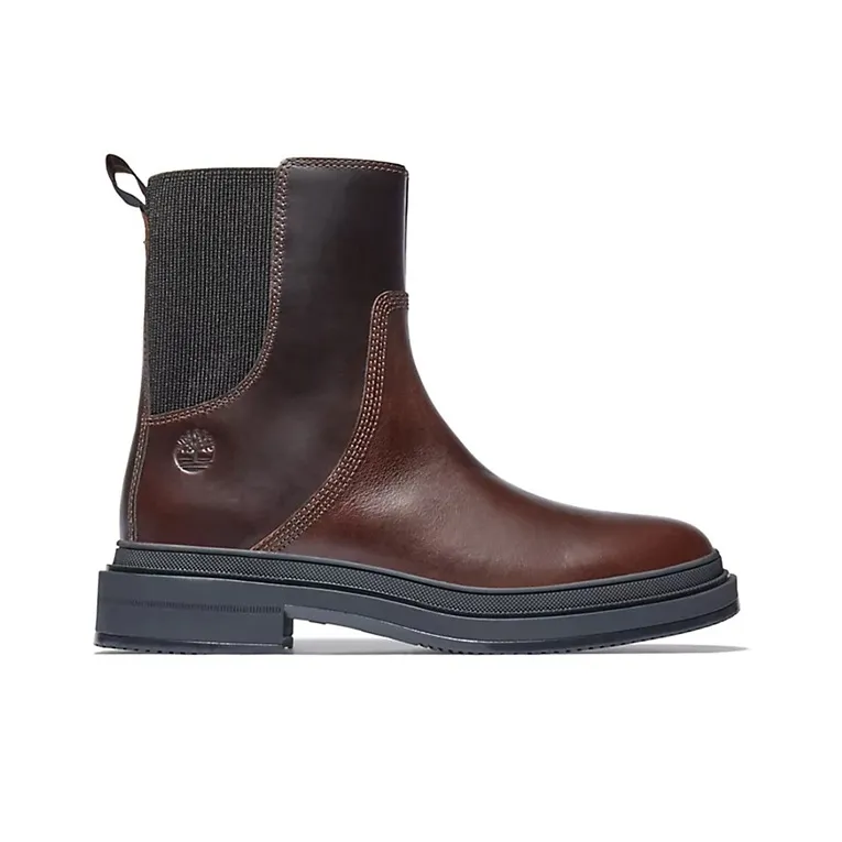 Timberland Lisbon Lane Short Chelsea Boots Women's Black Brown-1