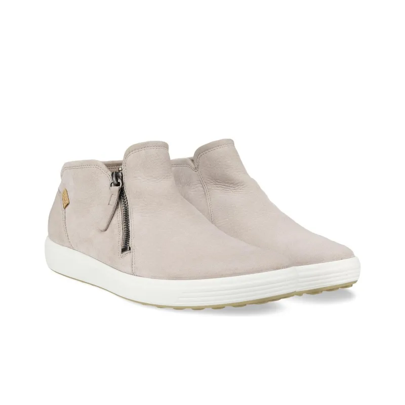 Ecco Soft 7 Ankle Boots Women's Gray Rose-2