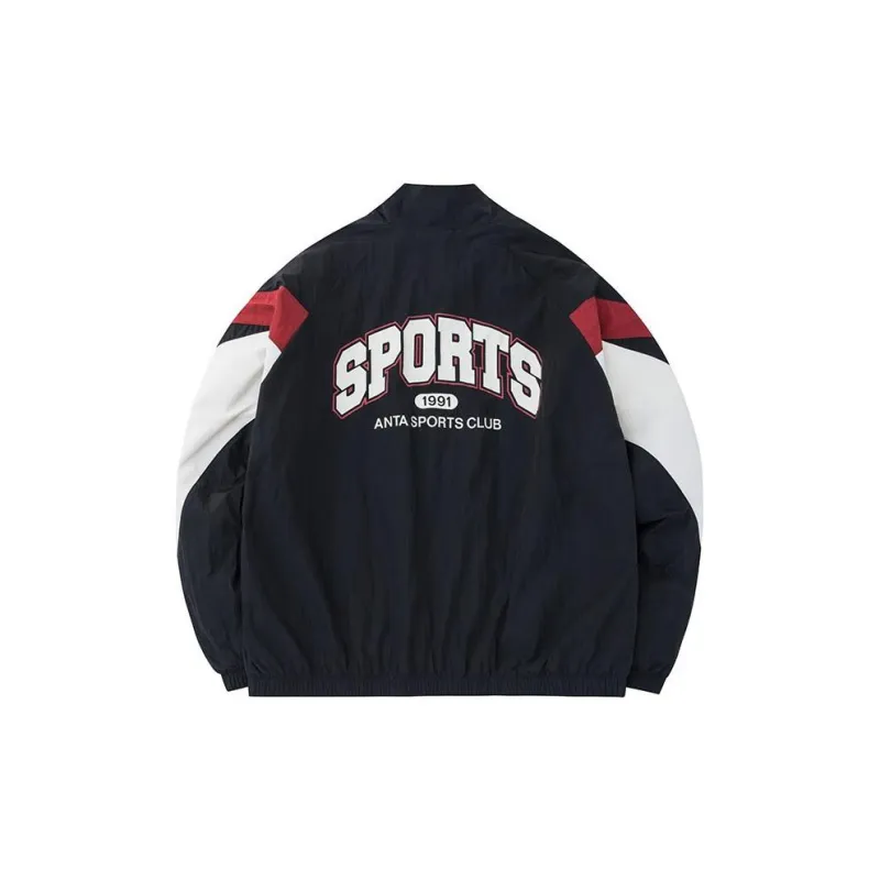 Anta Life Collection Baseball Jacket Unisex Basic Black-1