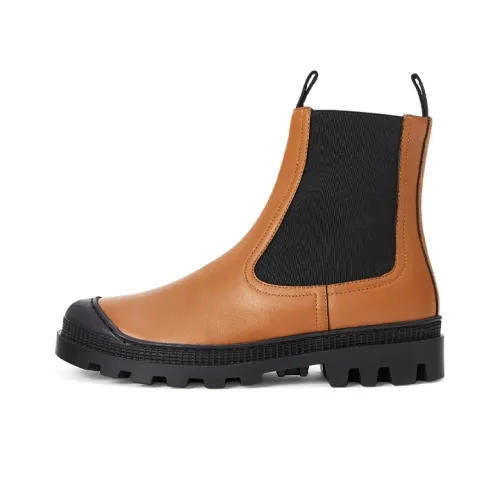 LOEWE Chelsea Boots Women's Brown/Black