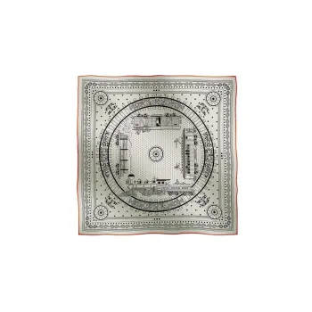 HERMES Silk Scarves Women's White