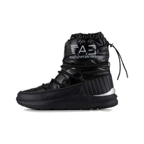 Ea7 EMPORIO ARMANI Logo-print Quilted Snow Boots