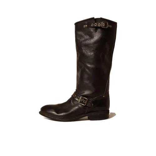 Golden Goose Round-toe Polished-finish Boots