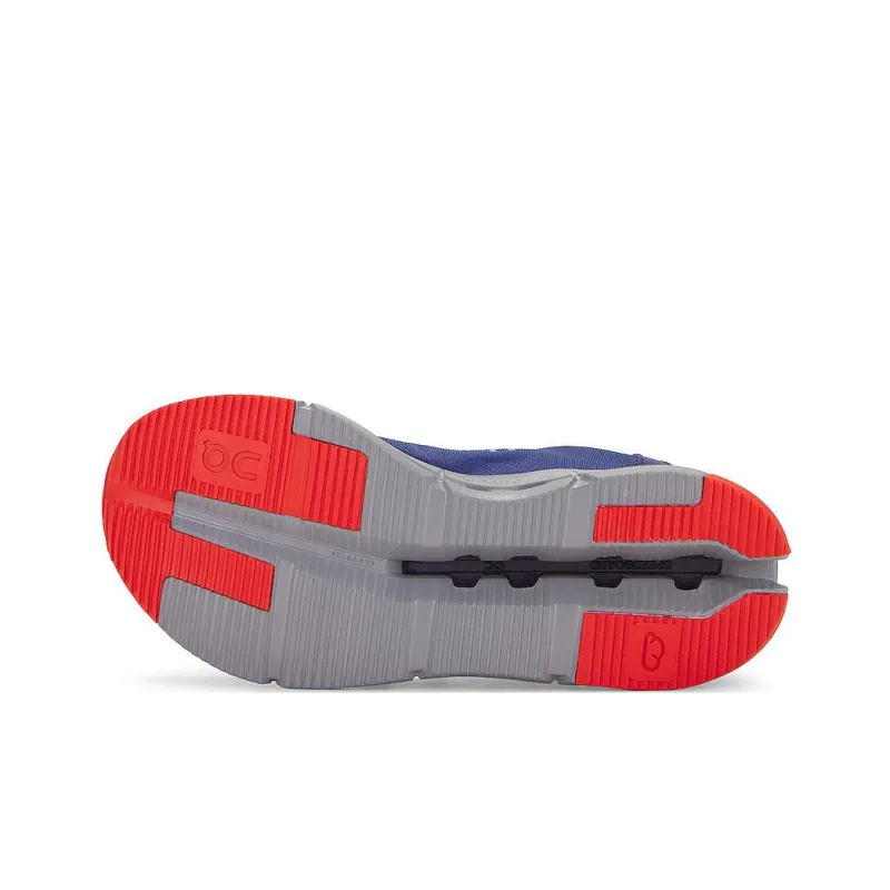 On Cloudnova Slip-Resistant Breathable Low-Top Casual Running Shoes Men's Blue Red-4
