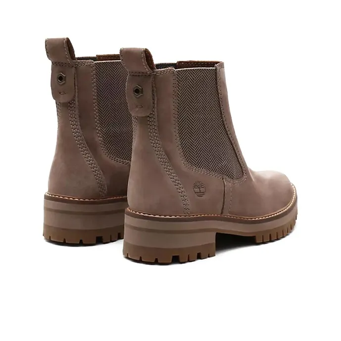 Timberland Courmayeur Valley Short Chelsea Boots Women's Taupe-3