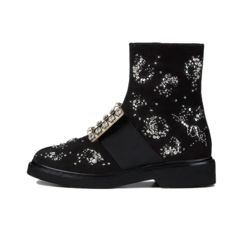 Roger Vivier Trompette Ankle Boots Women's Black