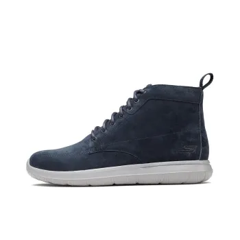 Skechers GO WALK City Ankle Boots Blue Gray