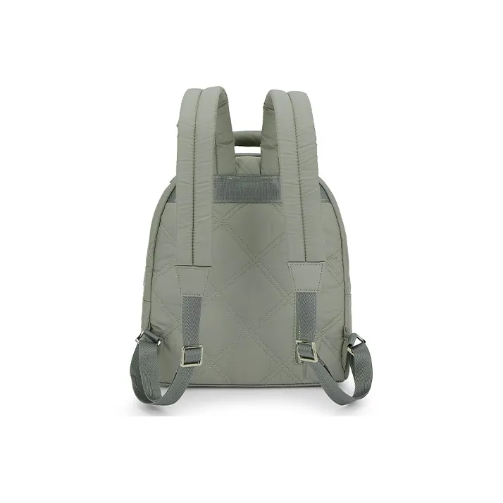 Sisea Fabric Backpack Regular Women's Ecru Light Green Gray Black-9