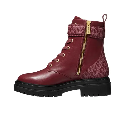 MICHAEL KORS KORS Ankle Boots Women's Burgundy