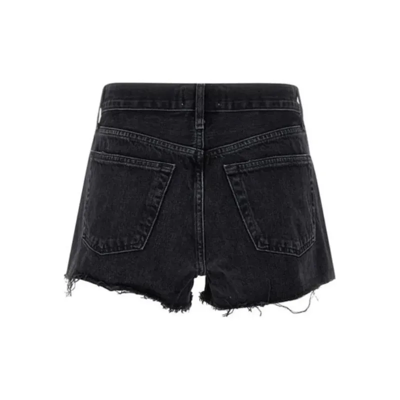 AGOLDE Casual Shorts Women's Black-1