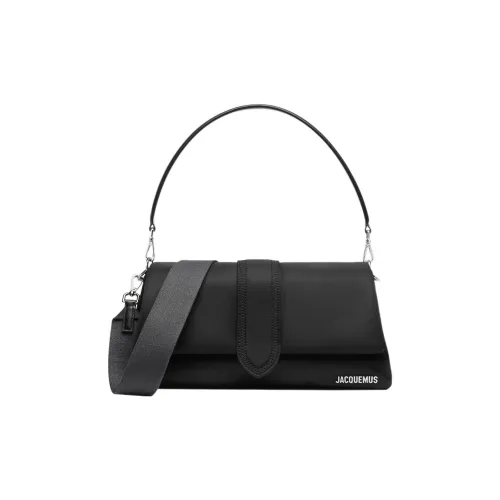 Jacquemus Polyamide With Polyacrylic Acid Shoulder Bag, Crossbody Bag, Handbag Men's Black
