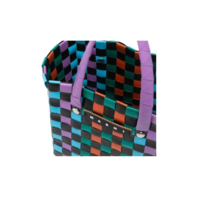 MARNI Polypropylene Tote Bag, Shopping Bag, Handbag Extra Mini Kids' Multicolor-3
