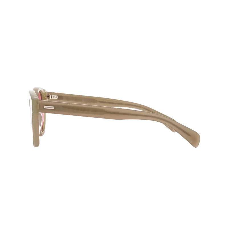 Paul Smith Acetate Irregular Shape Sunglasses Unisex Brown-2