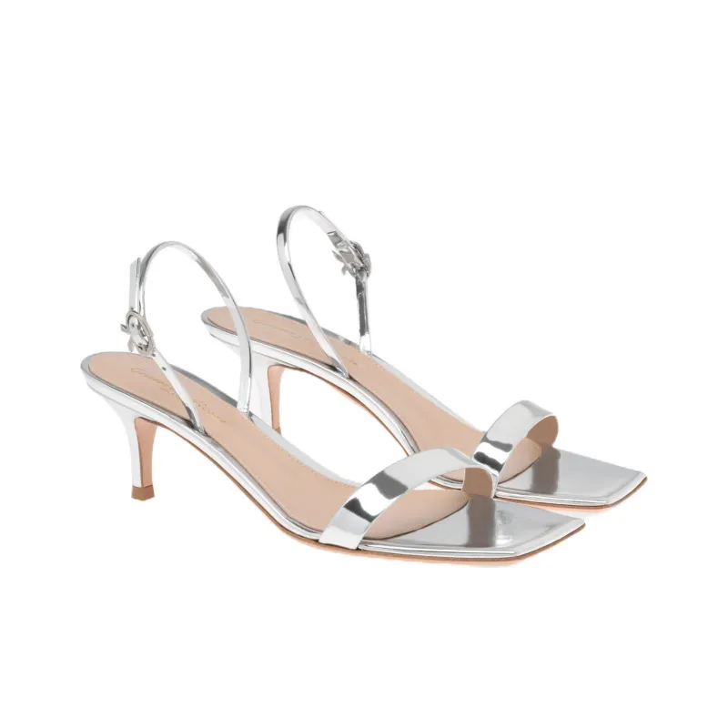 GIANVITO ROSSI Ribbon Kitten 55mm Sandals-2