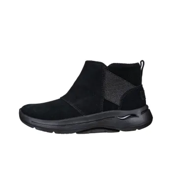 Skechers Go Walk Arch Fit Ankle Boots Women's Black