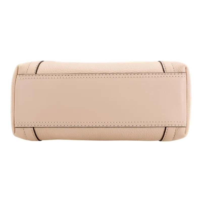MICHAEL KORS Pebbled Leather Tote Bag Shopping Bag Handbag Shoulder Bag Crossbody Bag Small Size Women's Milk Tea Beige-2