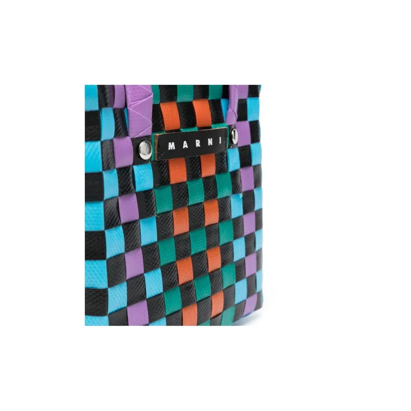MARNI Polypropylene Tote Bag, Shopping Bag, Handbag Extra Mini Kids' Multicolor-2