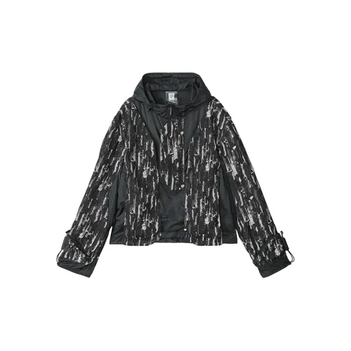 NORVINCY Cycling Western Patchwork Jacket Unisex