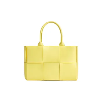 Bottega Veneta ARCO Sheepskin Tote Bag, Shopping Bag, Handbag Small Size Women's Yellow