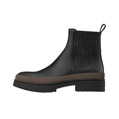 HERMES Chelsea Boots Men Black