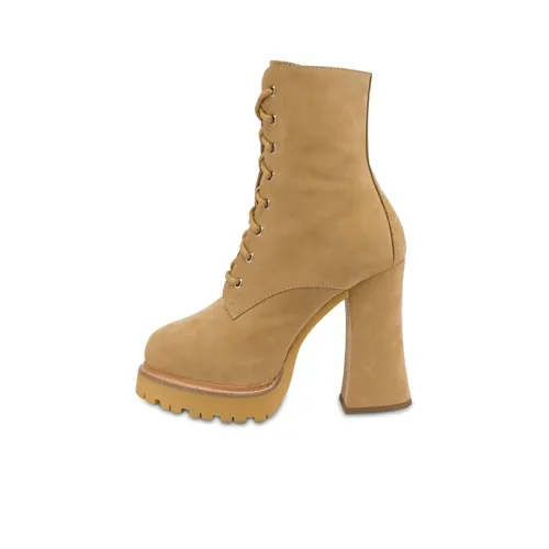 MOSCHINO Ankle Boots Women's Beige