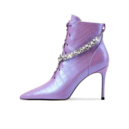 Hoov Ankle Boots Women's Mandala Purple