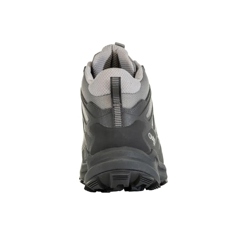 Oboz Footwear Katabatic Waterproof Cushioning Wear-Resistant Mid-Top Outdoor Shoes Men's Gray-3