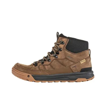 Oboz Footwear Burke Mid Leather Anti-Slip Wear-Resistant High-Top Outdoor Shoes Men's