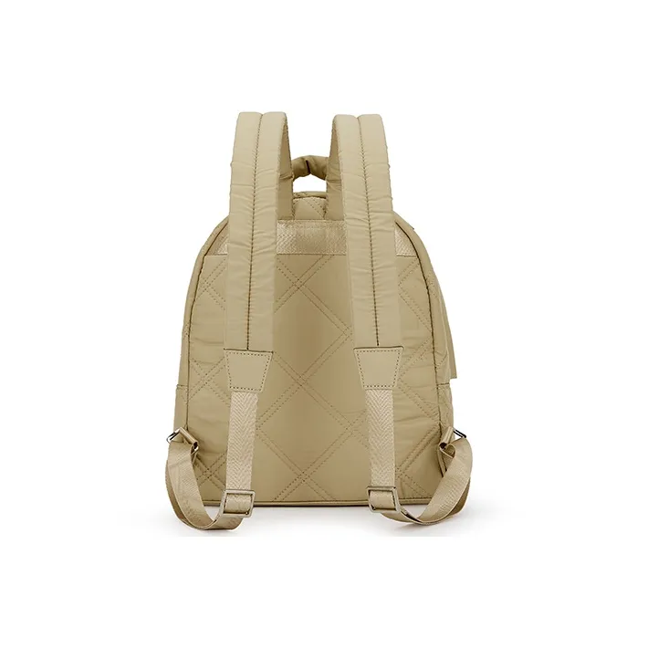 Sisea Fabric Backpack Regular Women's Ecru Light Green Gray Black-15