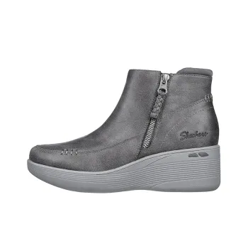 Skechers Pier Lite Natural Charm Ankle Boots Women's Gray