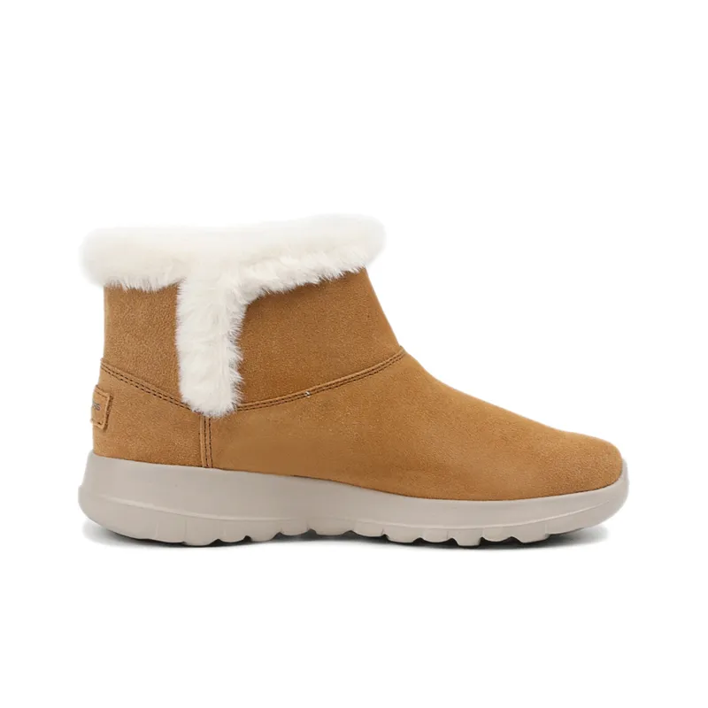 Skechers On The Go Joy Snow Boots 'Brown White' Women's-1