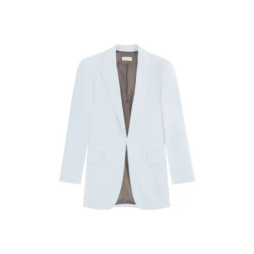 DRIES VAN NOTEN Business Suits Women's Light Blue