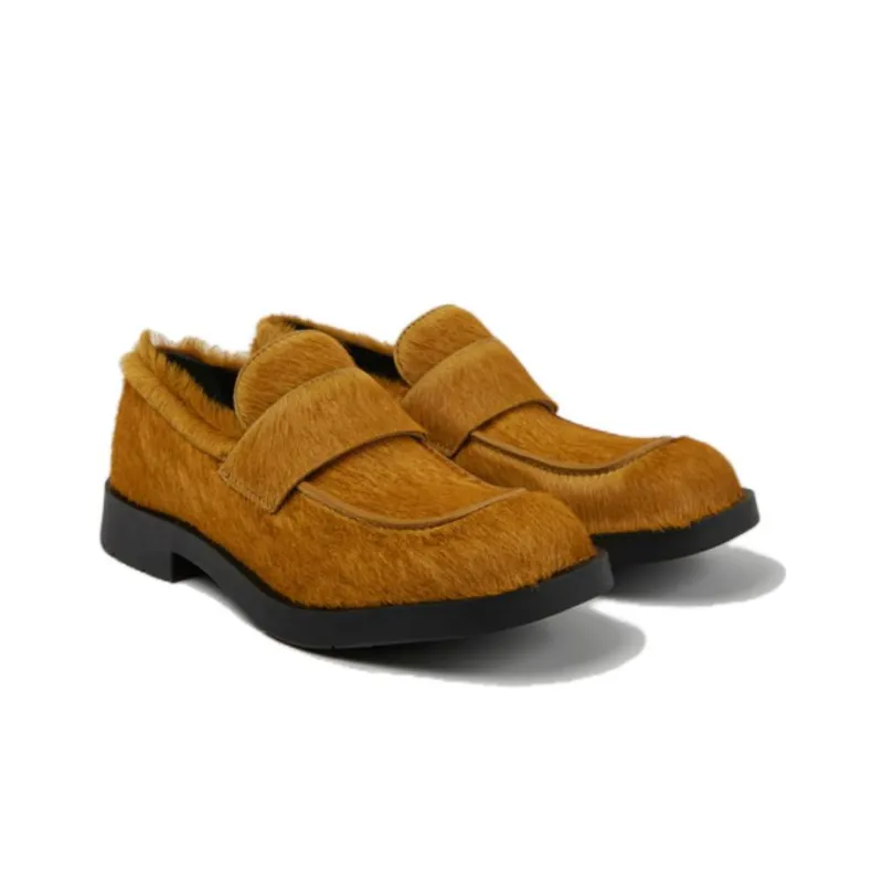 Camperlab Square-toe Textured Loafers-1