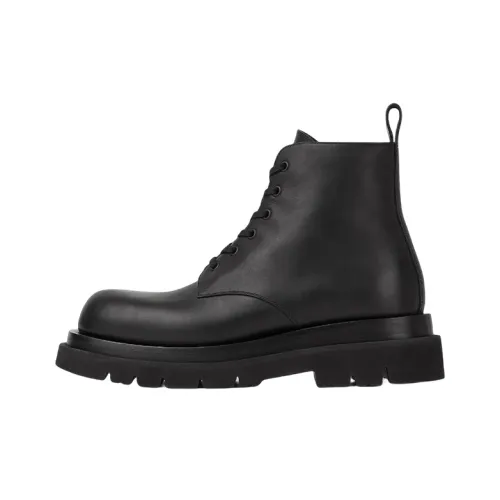 Bottega Veneta Lug Ankle Boots Men Black