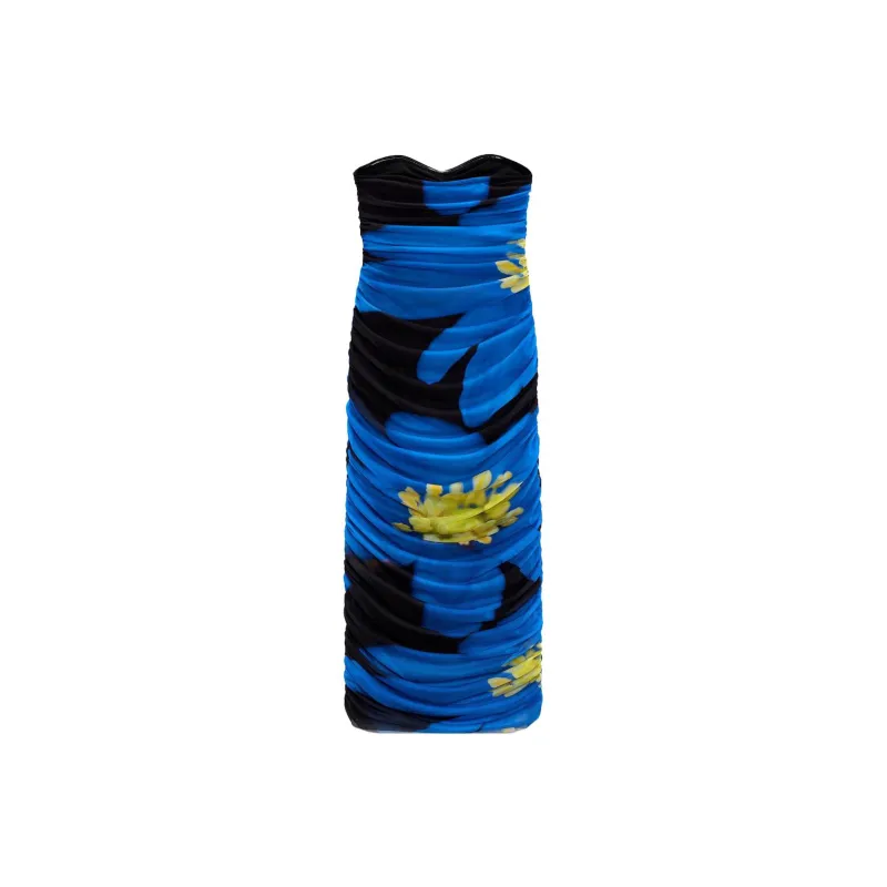 ZARA Sleeveless Dresses Women's Green-1