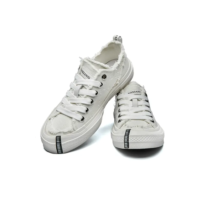 Oak Elephant Low-Top Canvas Shoes Unisex Black-3