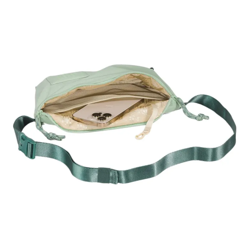 THE NORTH FACE Recycled Nylon One Shoulder Crossbody Bag, Sling Bag, Fanny Pack Regular Women's Light Green-3
