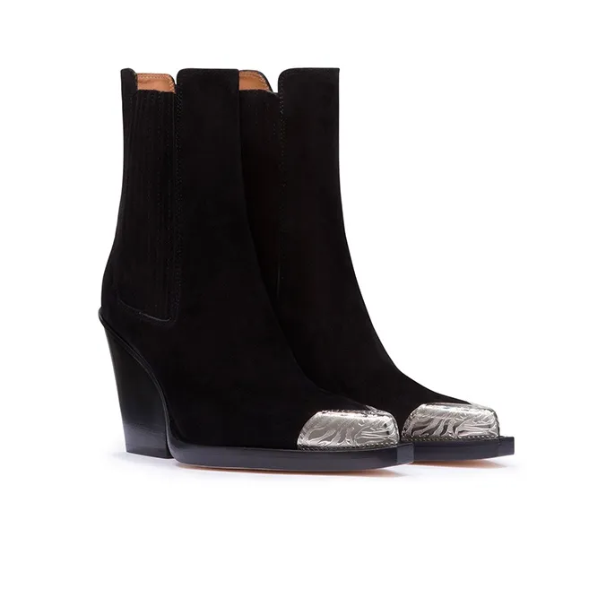 Paris Texas Dallas Block Heel Boots Women's-2