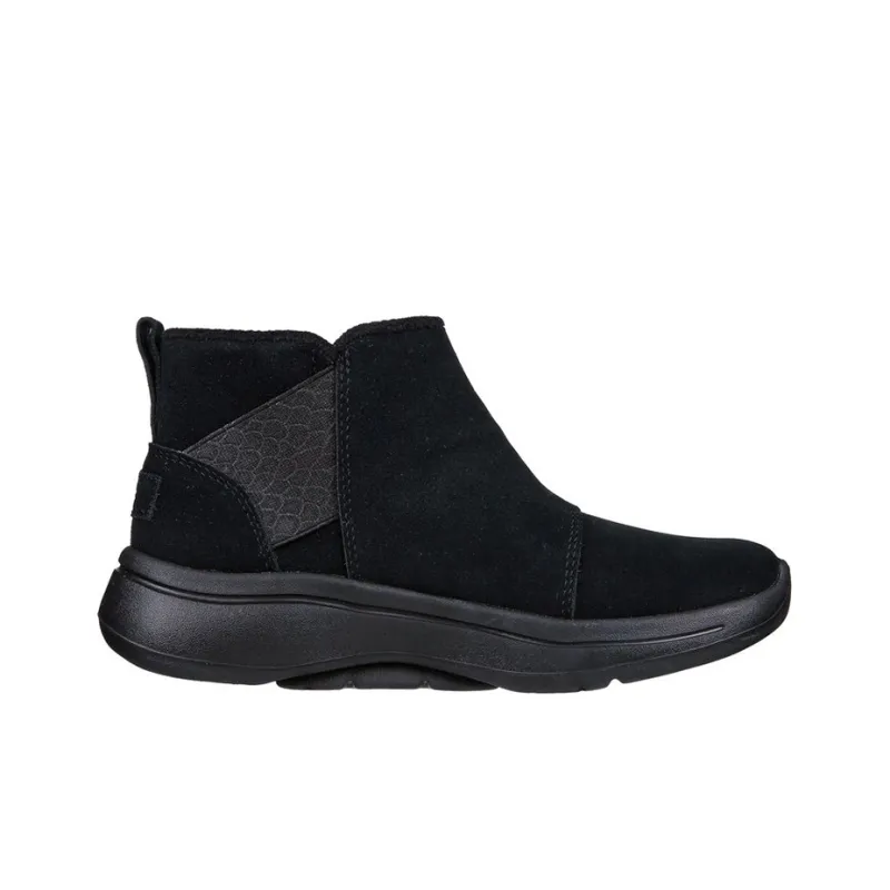 Skechers Go Walk Arch Fit Ankle Boots Women's Black-1