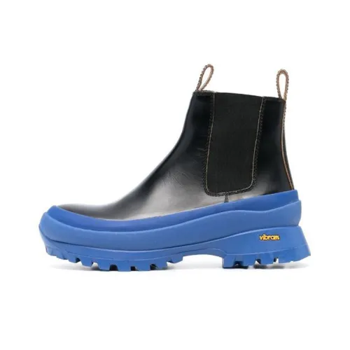 JIL SANDER Chelsea Boots Women's Blue/Black