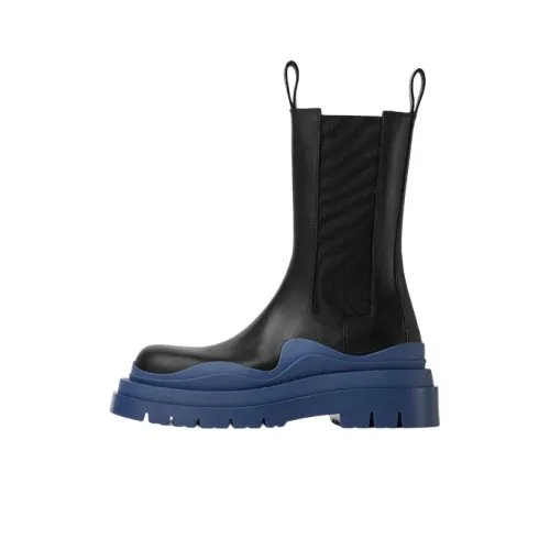 Bottega Veneta Tire Boots Black Blue