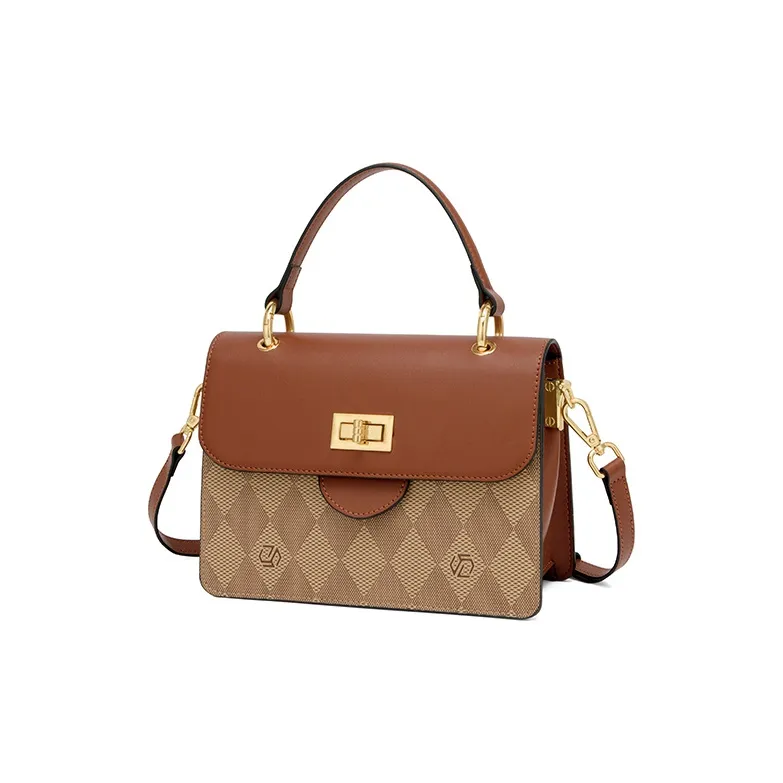 MashaLanti PVC Shoulder Bag Crossbody Bag Handbags Regular Women's Coffee-1