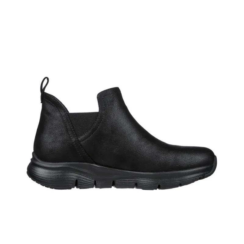Skechers Arch Fit Smooth Ankle-Length Chelsea Boots Women's Black-1