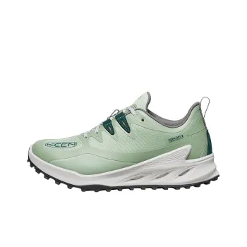 KEEN Zionic WP Anti Slip Wear Resistant Waterproof And Breathable Low Top Outdoor Shoes Women's Green White