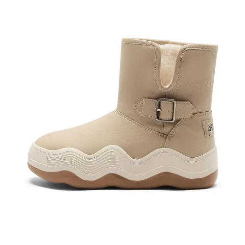 SMILEY Snow Boots Women's Beige