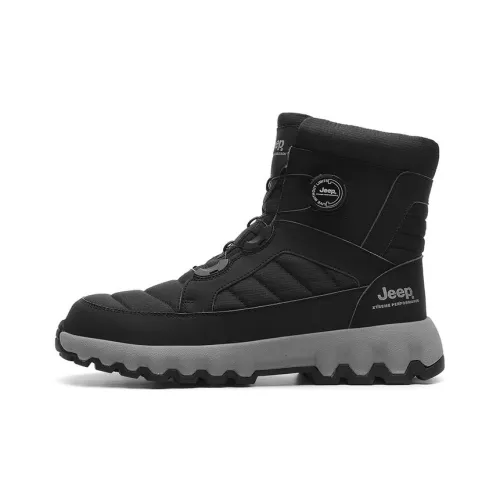 Jeep Snow Boots Unisex Black