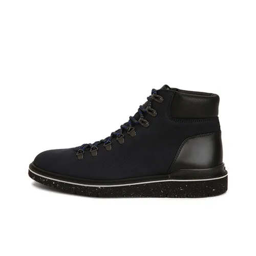 HOGAN Ankle Boots Men Dark Blue