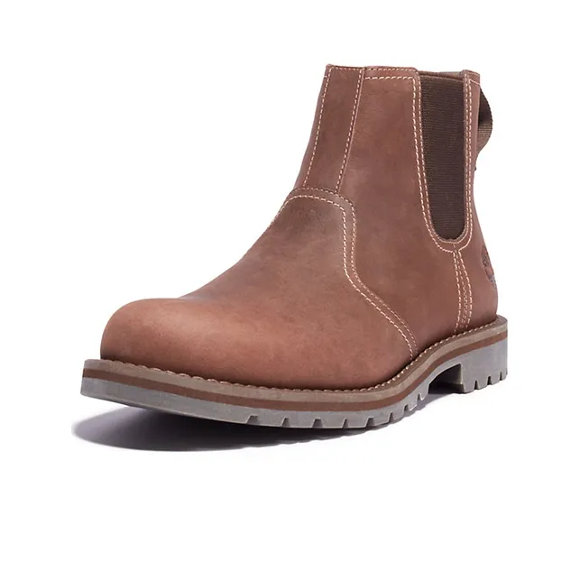 Timberland Larchmont Chelsea Boots Men Mid Top Light Brown-2